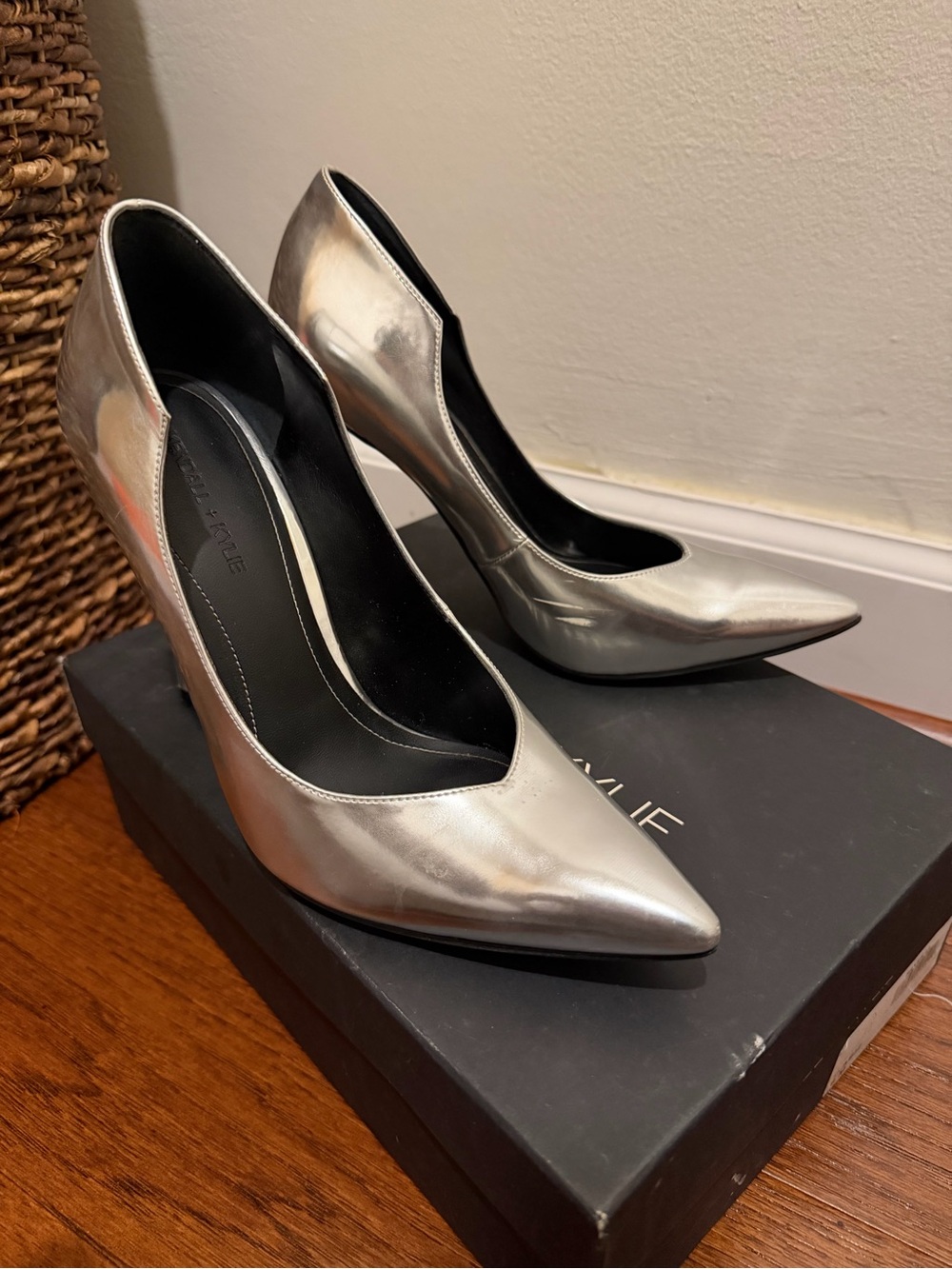 Kendall + Kylie Silver Pumps